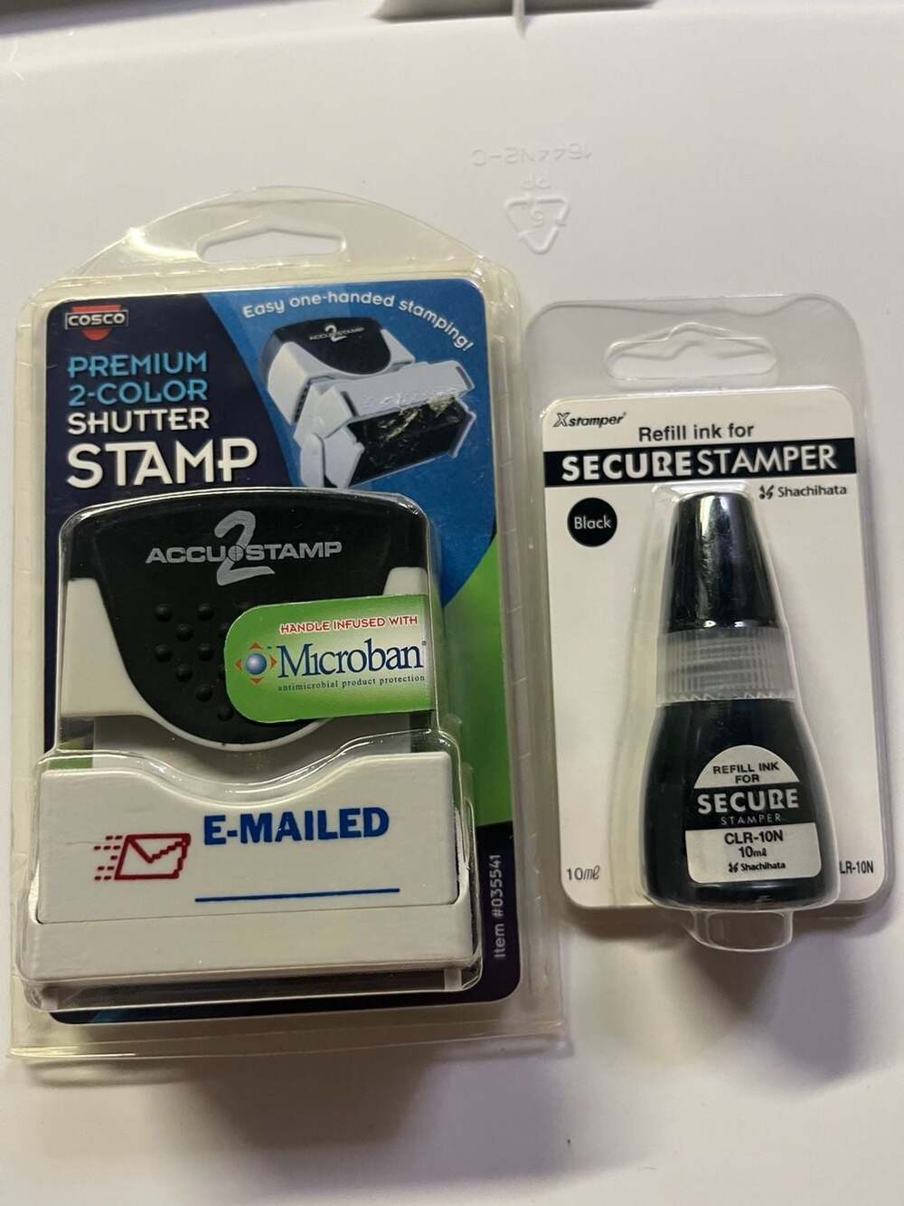 Cosco Accu-Stamp 2 Premium 2-Color Shutter Stamp - E-MAILED
